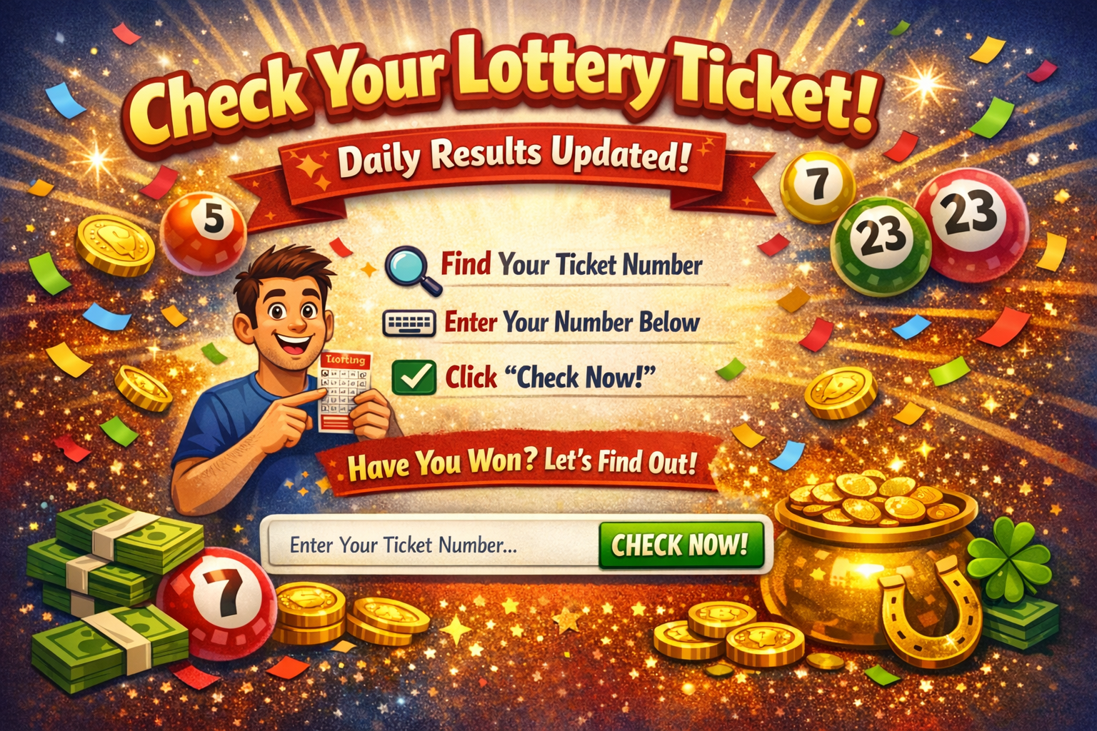Daily Lottery Result Checker – Verify Your Ticket Number